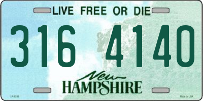 NH license plate 3164140