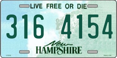 NH license plate 3164154