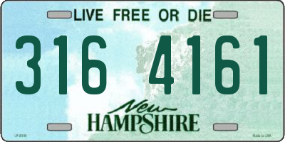 NH license plate 3164161