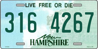 NH license plate 3164267