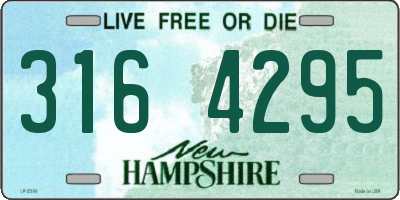 NH license plate 3164295
