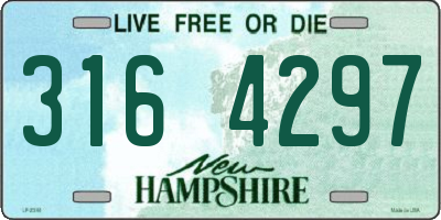 NH license plate 3164297