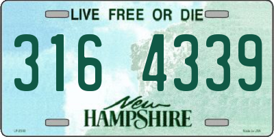 NH license plate 3164339