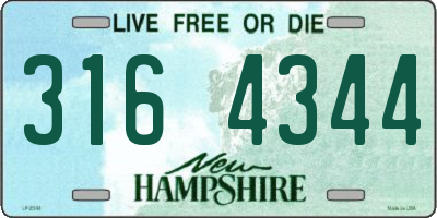 NH license plate 3164344