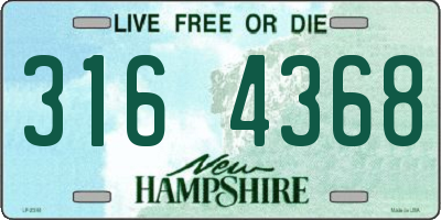 NH license plate 3164368
