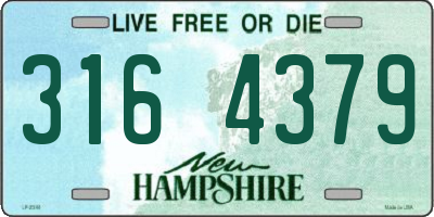 NH license plate 3164379