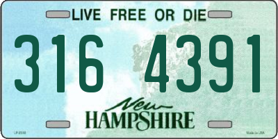 NH license plate 3164391