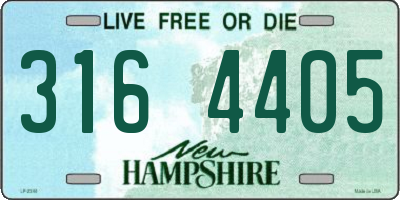 NH license plate 3164405
