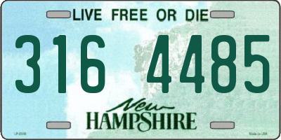NH license plate 3164485