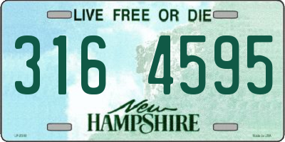 NH license plate 3164595
