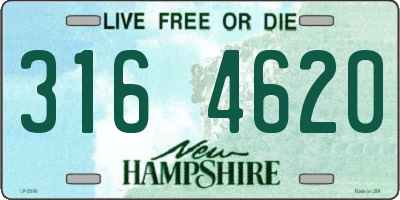 NH license plate 3164620