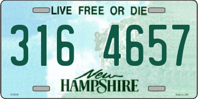 NH license plate 3164657