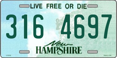 NH license plate 3164697