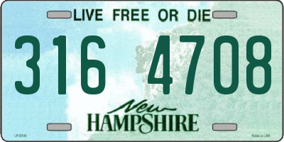 NH license plate 3164708
