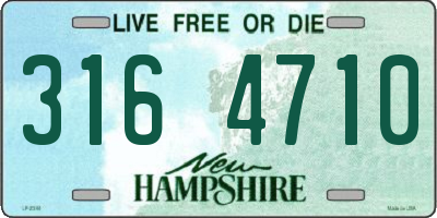 NH license plate 3164710