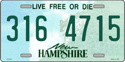 NH license plate 3164715