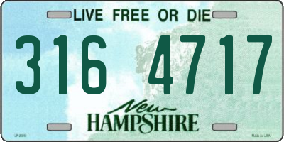 NH license plate 3164717