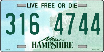 NH license plate 3164744