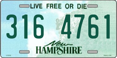 NH license plate 3164761