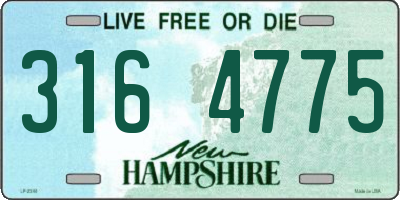NH license plate 3164775