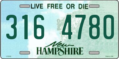 NH license plate 3164780