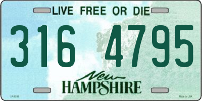 NH license plate 3164795
