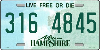NH license plate 3164845