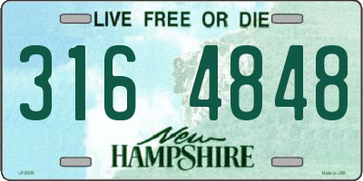 NH license plate 3164848
