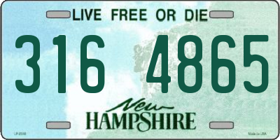 NH license plate 3164865