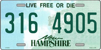 NH license plate 3164905