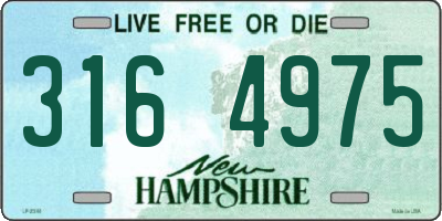 NH license plate 3164975