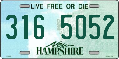NH license plate 3165052