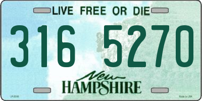 NH license plate 3165270
