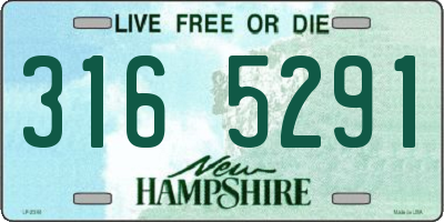 NH license plate 3165291