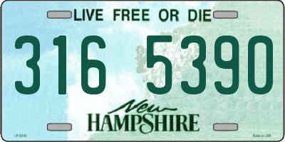 NH license plate 3165390