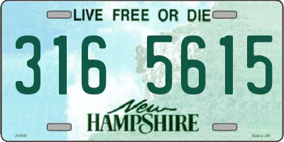 NH license plate 3165615