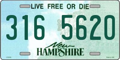 NH license plate 3165620