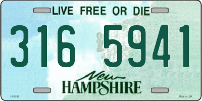 NH license plate 3165941