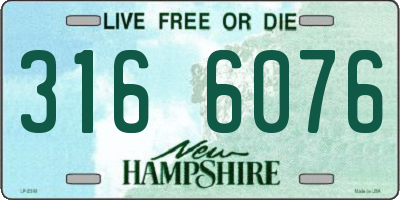NH license plate 3166076