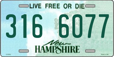 NH license plate 3166077
