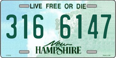NH license plate 3166147