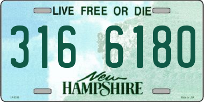 NH license plate 3166180