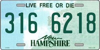 NH license plate 3166218
