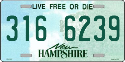 NH license plate 3166239