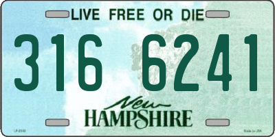 NH license plate 3166241