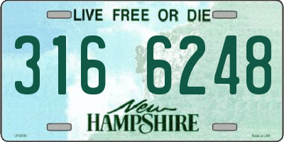 NH license plate 3166248