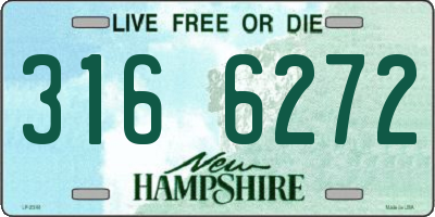 NH license plate 3166272
