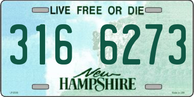NH license plate 3166273