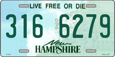 NH license plate 3166279