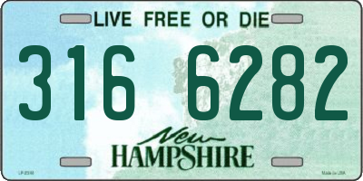 NH license plate 3166282